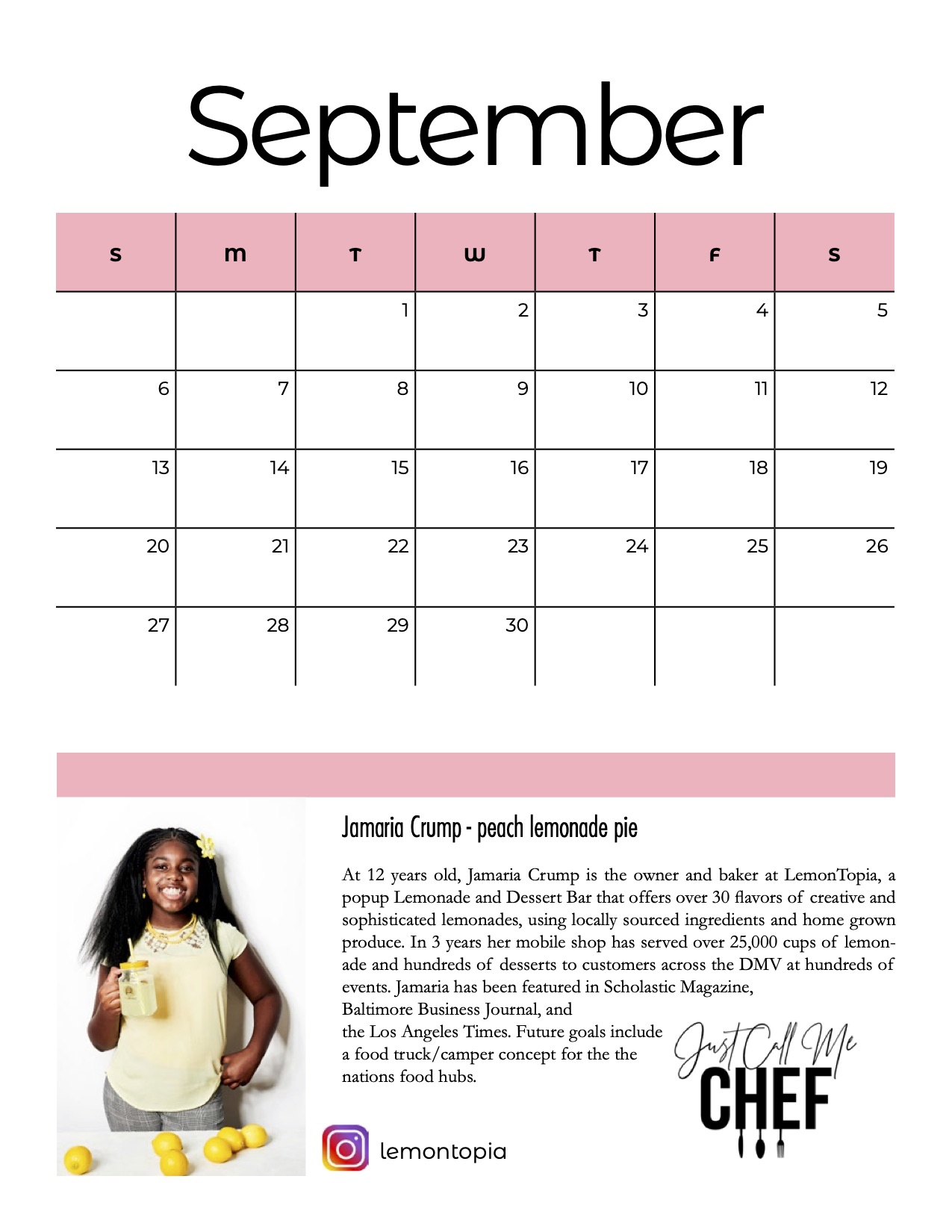 JCMC calendar 2019 pink days page 5