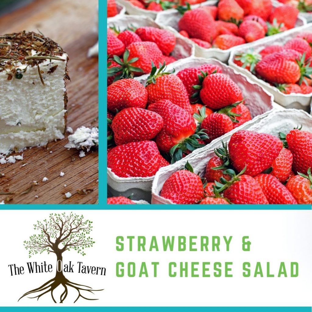 strawberry and goat cheese salad