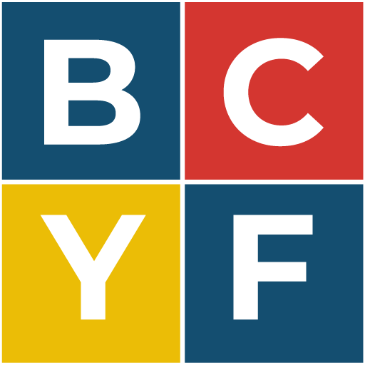 BCYF letters in squares