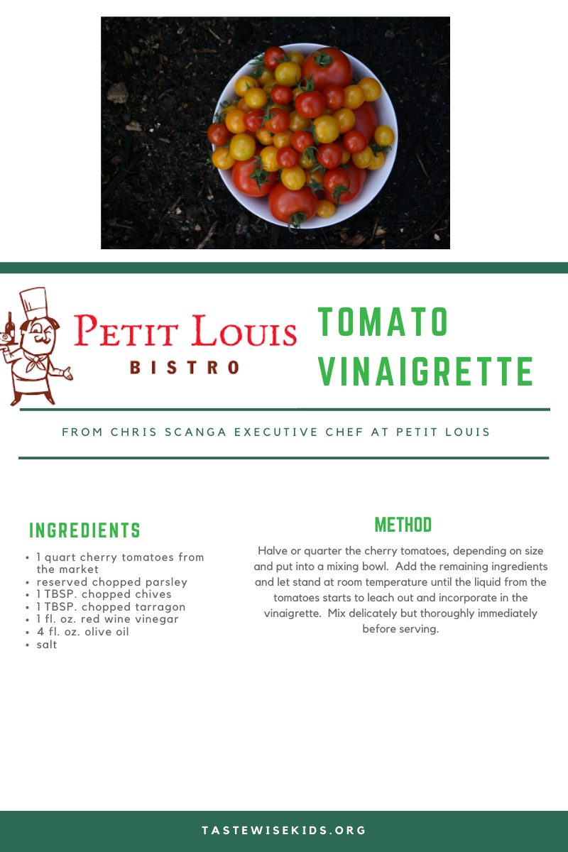 tomato vinaigrette